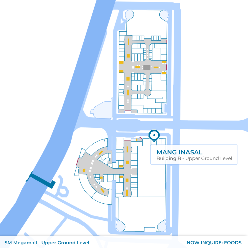 Map - Mang Inasal - SM Megamall - Building B - Upper Ground Level